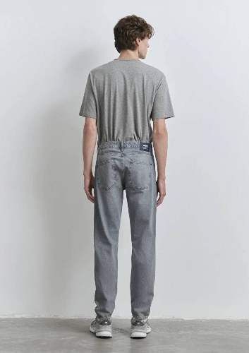 Resim Mavi Tapered Erkek Jean Pantolon M0010172-89658