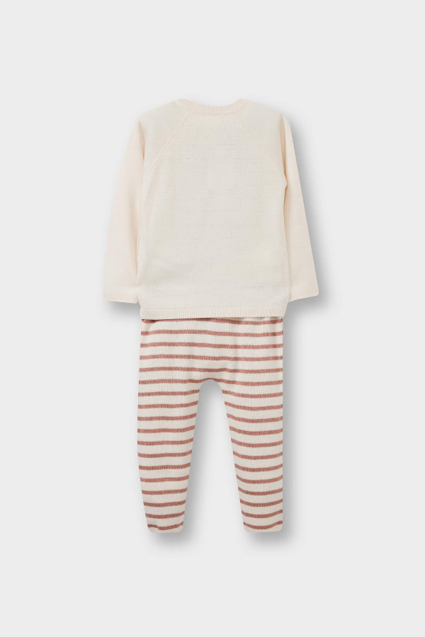 Resim Defacto Kız Bebek Sweat Takım F3222A5/ER233