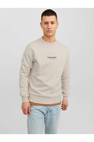 Resim Jack & Jones Jorvesterbro Sweat Crew Neck Noos Erkek Sweat 12241694