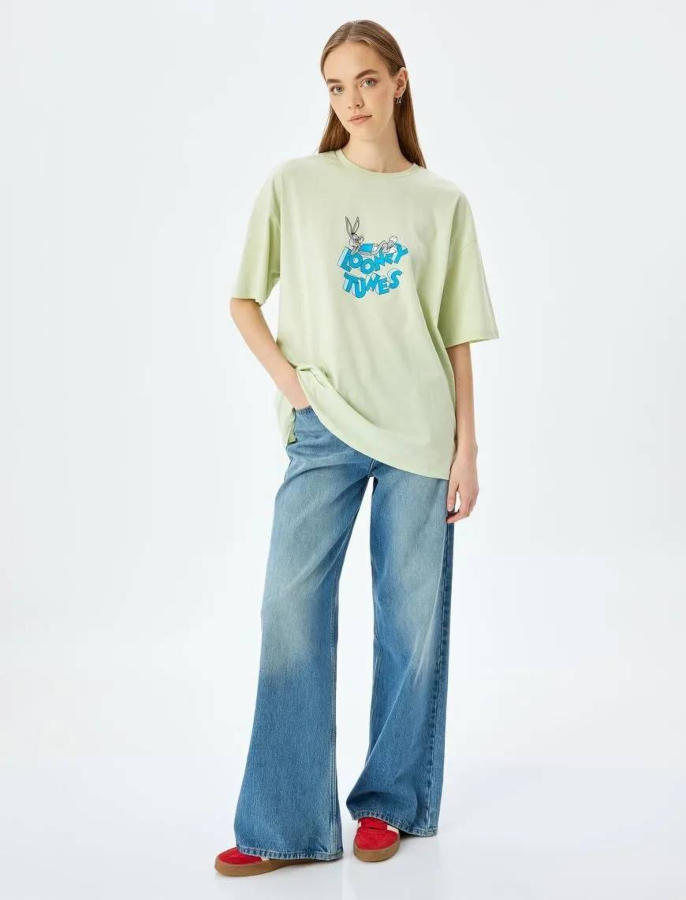 Resim Koton Kadın T-shirt 5SAL10156IK