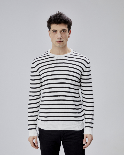 Resim Paul&More Erkek Triko Kazak K-16443 O Yaka