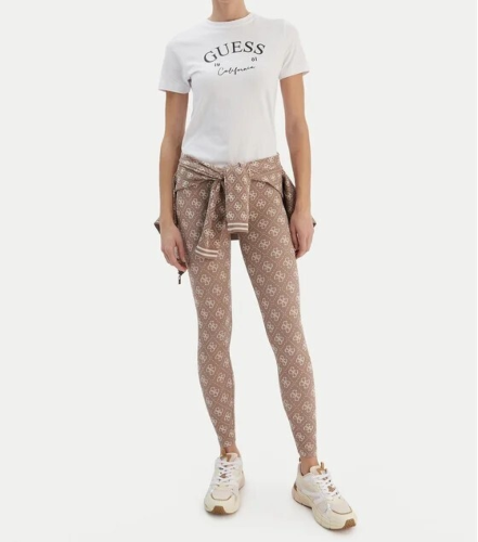 Resim Guess Athleisure  Kadın  T-shirt V6RI02J1314-G011 Beatrız Cn Ss T-Shırt