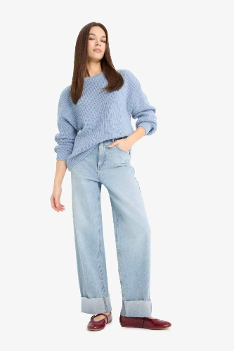 Resim Defacto Kadın  Kazak H6905AZ/BE697