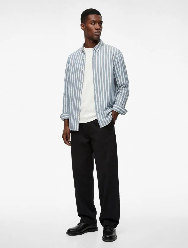 Resim Koton Erkek Uzun Kol Gömlek 6SAM60003HW