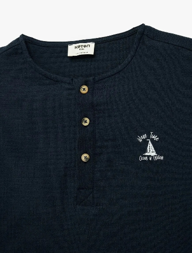 Resim Koton Erkek Çocuk Gömlek 6SKB60033TW