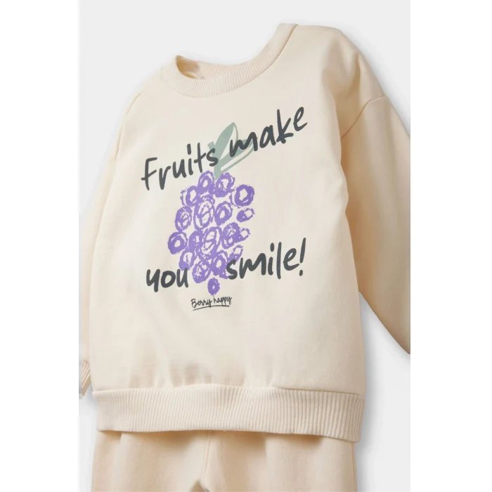 Resim Defacto Kız Bebek  Sweat Takım F0559A5/ER42