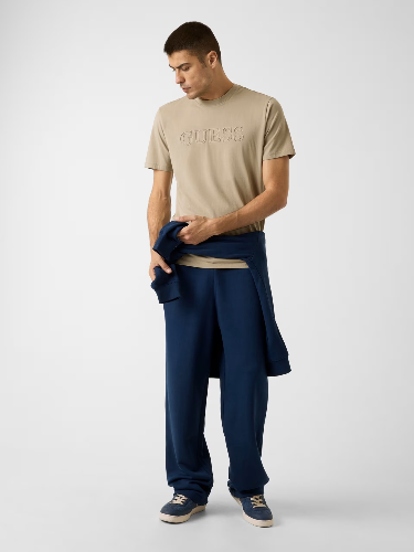 Resim Guess Athleisure  Erkek  T-shirt Z2YI11J1314-G9I0 Ss Alphy T-Shırt