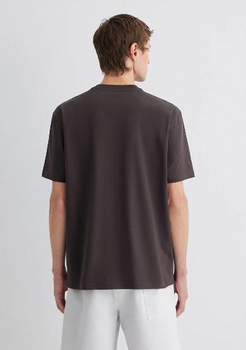 Resim Mavi Loose Erkek  T-shirt M0612733-70219