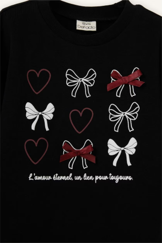 Resim Defacto Kız Bebek Sweat G8109A5/BK81