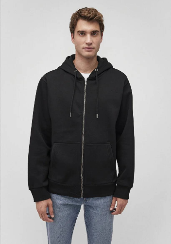 Resim Mavi Kapüşonlu Erkek Sweatshirt M0S10277-900