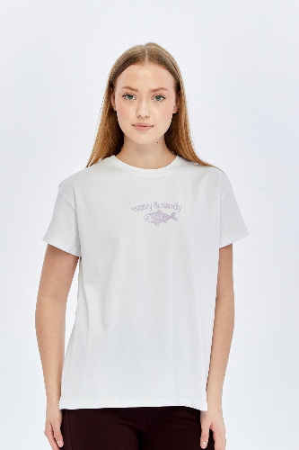 Resim Viole&More Kadın T-shirt Yk26