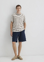 Resim Mavi Erkek Penye Şort M0410314-70490