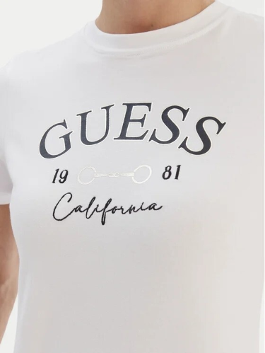 Resim Guess Athleisure  Kadın  T-shirt V6RI02J1314-G011 Beatrız Cn Ss T-Shırt