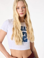 Resim Koton Kadın T-shirt 6SAL10058IK