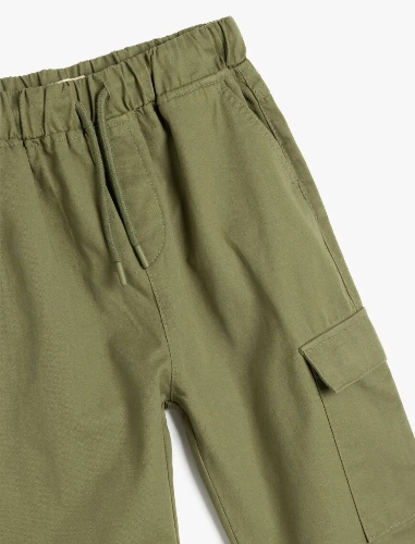 Resim Koton Erkek Çocuk Kanvas Pantolon 5SKB40054TW