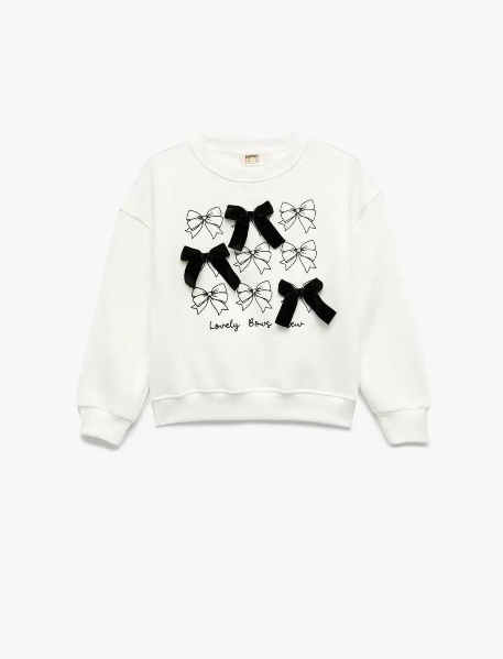 Resim Koton Kız Çocuk Sweat 6Wkg10124Ak