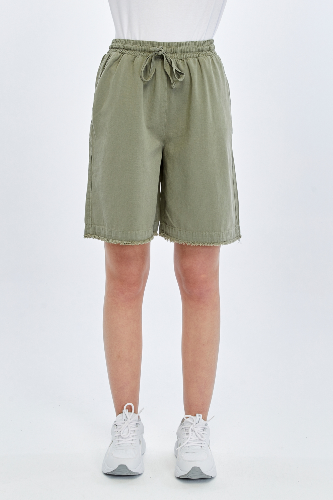 Resim Yenikoza Kadın Kot&Kanvas Şort