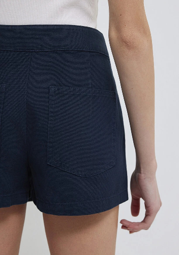 Resim Mavi Kadın Kot&Kanvas Şort M1410248-82318