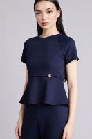 Resim Defacto Kadın T-shirt G9811AX/NV31