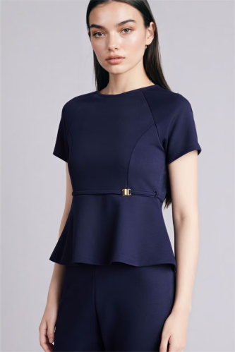 Resim Defacto Kadın T-shirt G9811AX/NV31