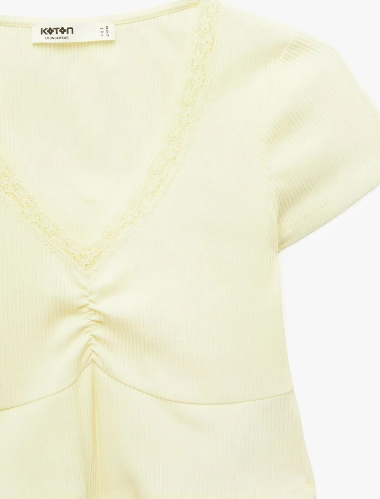 Resim Koton Kadın T-shirt 6SAL10127IK