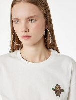 Resim Koton Kadın T-shirt 6SAL10104IK