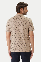 Resim Guess  Erkek  T-shirt M6GP04K3073-FMAZ Ss All Over 4G Jacqaurd Polo