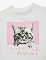 Resim Koton Kız Çocuk T-shirt 6SKG10105AK