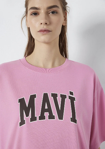 Resim Mavi Kadın T-shirt M1600843-71063