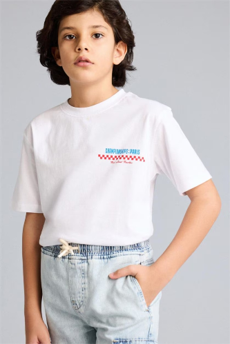 Resim Defacto Erkek Çocuk T-shirt G9402A8/WT34