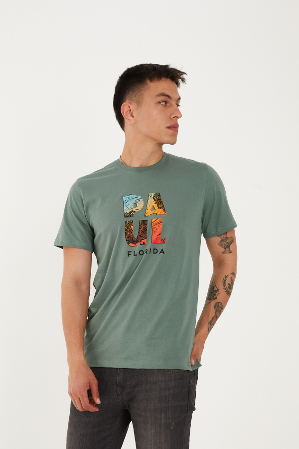Resim Paul&More T-002 Florida Erkek T-Shirt
