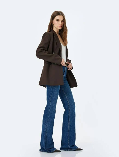 Resim Koton Kadın Jean Pantolon 5SAL40017MD