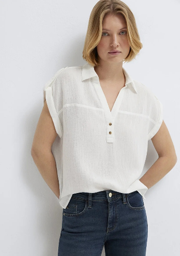 Resim Mavi Kadın Bluz M1211443-70057