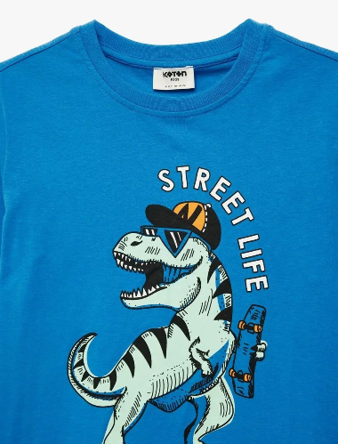 Resim Koton Erkek Çocuk T-shirt 6SKB10092TK