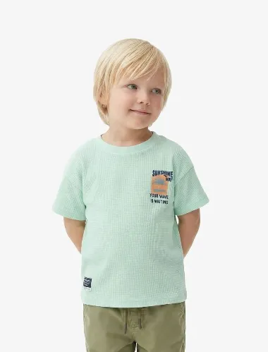 Resim Koton Erkek Bebek T-shirt 6SMB10215TK