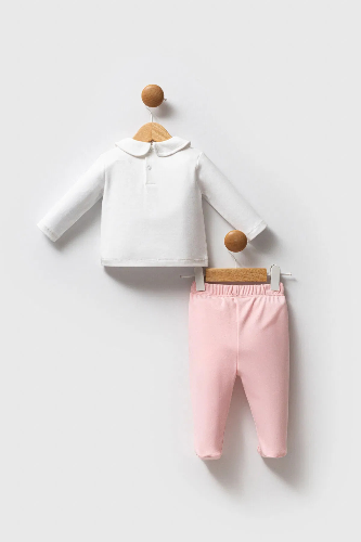 Resim U.S. Polo Assn Bebek Kız Bebek Sweat Takım Usb2702