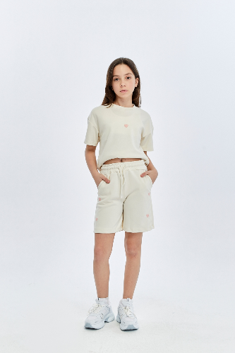 Resim Yenikoza Kız Çocuk Şort Takım