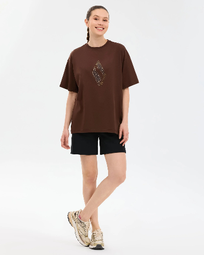 Resim Skechers  W Oversize Fit Graphic Kadın T-shirt S2610050-2210