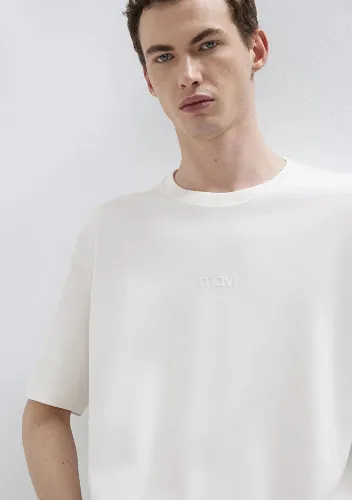 Resim Mavi Erkek T-shirt M0613102-80194