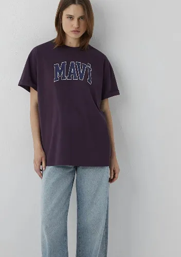 Resim Mavi Kadın T-shirt M1600843-70635