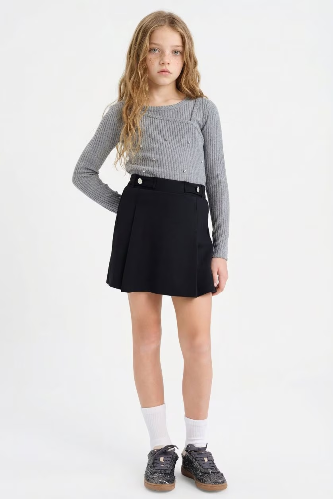 Resim Defacto Kız Çocuk Etek G7717A8/BK27