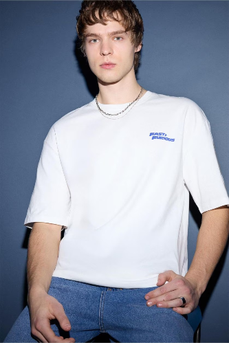 Resim Defacto Erkek T-shirt F5346AX/ER105