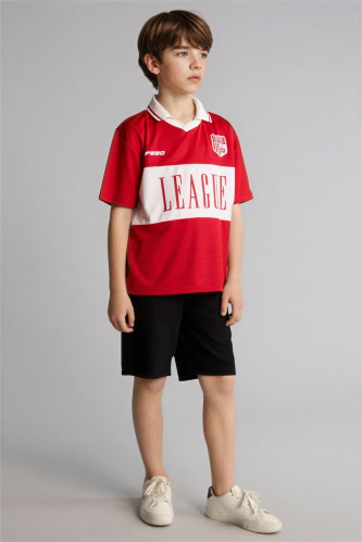 Resim Defacto Erkek Çocuk Penye Şort H2675A8/BK27