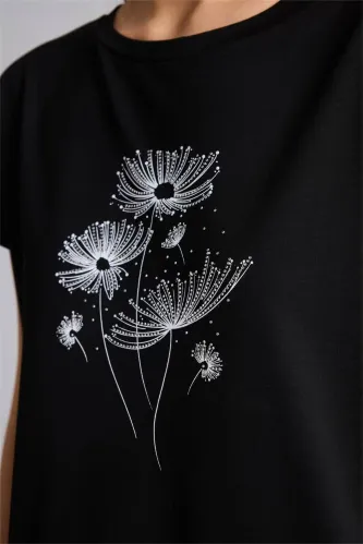 Resim Defacto Kadın T-shirt H1453AX/BK81