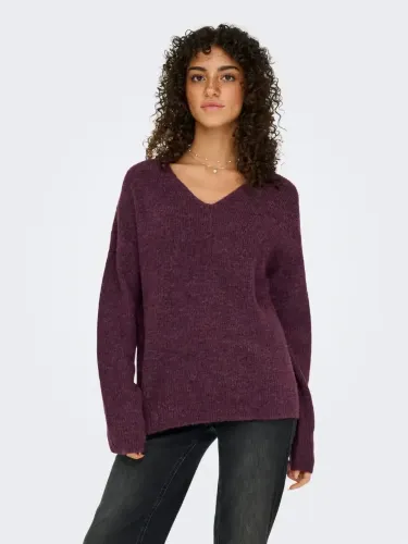 Resim Only Onlcamılla V-Neck L/S Pullover Knt Noos Kadın Kazak 15204588