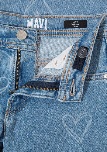 Resim Mavi Lorı Kız Çocuk Jean Pantolon M7010036-89486