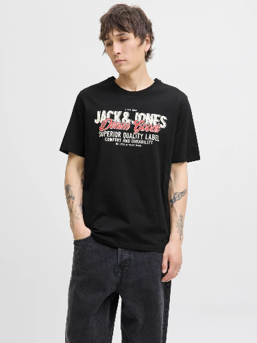 Resim Jack & Jones Jjelogo Tee Ss O-Neck 2 Col  Erkek T-Shirt 12279535