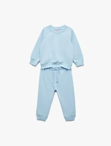 Resim Koton Erkek Bebek Sweat Takım 7WMB10005TK