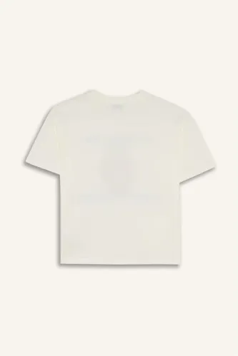 Resim Defacto Kız Çocuk T-shirt H6108A8/ER98