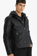 Resim Defacto  Erkek Deri Mont ve Ceket N9693AZ/BK27